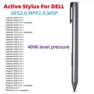 델인스피론용 4096 레벨 압력 스타일러스 펜 위도 2in1 AES 2.0 MPP 액티브 PN5122W