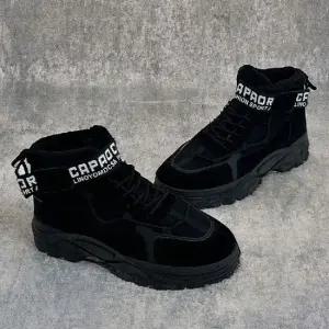 겨울용 남성 방한 털 안감 데일리 캐주얼 운동화 남성키높이운동화 하이탑스니커즈