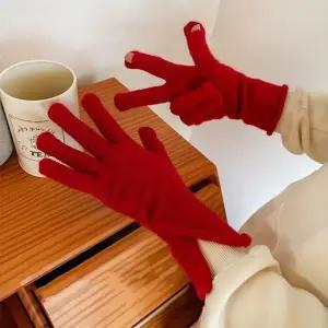 따뜻한 니트장갑 방한 손가락 겨울 등산 운전 여성장갑