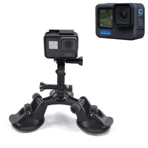 고프로10 호환 자동차 유리 고정 3구 석션컵 GOPRO10캠흡착거치대 액거치대 액용 고브라켓 브라 액브 마운