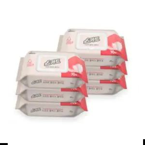 스카트 소프트플러스 저자극 캡형 물티슈 x 70매 6개