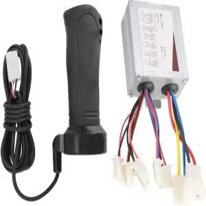 맥스마트 500W 모터 브러시드 스피드 컨트롤러 및 전기 자전거 스쿠터 트라이사이클 24V용 스로틀 그립