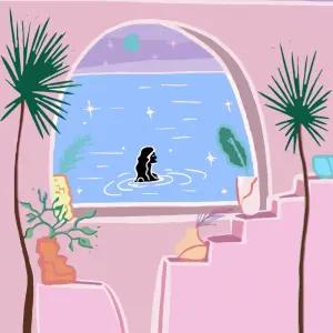 하모니아트 DIY 유화그리기 세트 40x50 꿈속의 그녀아이러브페인팅 그림 그리기 액자 만들기 취미생활 용품