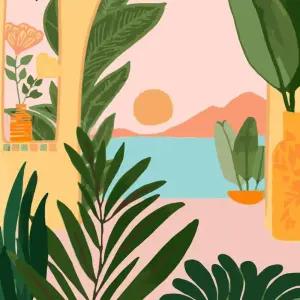 하모니아트 DIY 유화그리기 세트 40x50 꿈의 정원2아이러브페인팅 그림 그리기 액자 만들기 취미생활 용품