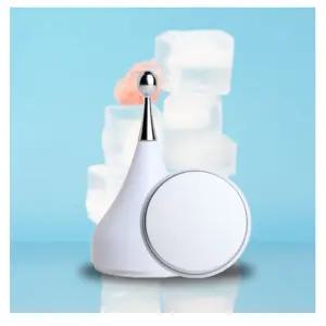 프리미엄 뷰티 쿨러 화이트페이스케어 스킨 쿨링기 핸디마사지 기기 미용기 롤러 냉찜질 얼굴