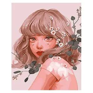 (OH) OH-M 명화 유화그리기 A-277 눈망울 소녀 40x50팝아트 홈인테리어 그림그리기세트 액자만들기 셀프페