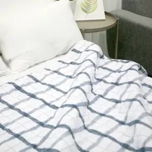 펜라인 사계절 차렵 이불 겸 카페트 패드 카페 침대 베드스프레드