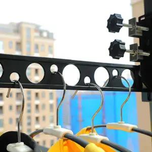 창문 방문 설치 창틀 빨래건조대 옷걸이 단품원룸 소형 접이식 건조봉 이불 미니 무타공 튼튼한 빨랫대