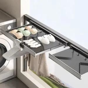 접이식 미니 부착식 빨래건조대 속옷건조대 건조대 식건조대 벽걸이 창문 창틀 걸이대 실내 수건