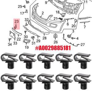 메르세데스 호환-벤츠 호환 SLS SLK CLS CLK S M C E-클래스용 프론트 그릴 슬램 패널 몰딩 클립 범퍼 커버