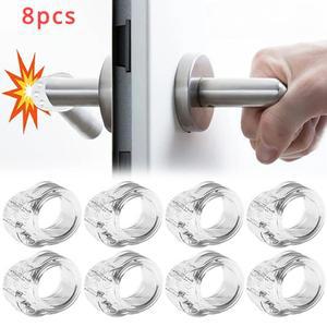 도어 프로텍터 도어스톱 투명 맥세이프 용품 실리콘 핸들 버퍼 벽 가구 보호 해결사 하드웨어 홈