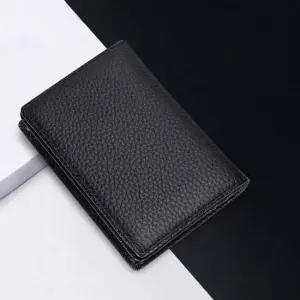 남성 명함지갑 소가죽 심플 클래식 대용량 회사원지갑