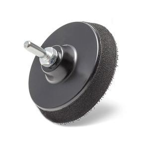 [미국배송] 범용 드릴 부착물이 있는 드릴용 유리 폴리쉬 3인치(75MM) 후크 & 루프 백킹 패드 - GP12003