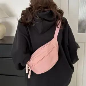 여행용 러닝 크로스바디 힙색 스마트폰 허리 가방 핑크 남성용 웨이스트백 여행용힙색