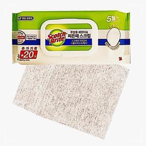 [2개구성] 3M 5585 세정티슈 60매 찌든때 노 스크래치 일회용행주 GJWB22633