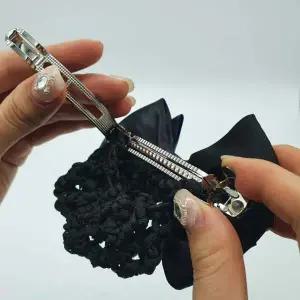 고급 집게핀 올림머리 헤어악세서리 데일리 스타