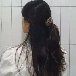 헤어 예쁜 고급 여성헤어 여성 리본 심플 집게