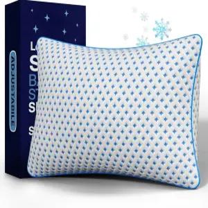 LovelyREST 메모리 폼 베개 - 뜨거운 옆구리 등 배 잠자는 사람들을 위한 수면 단단하고 지지력 있는