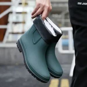 남성 비오느날 작업화 주방 탈부착 내피 기모 장화레인슈즈 부츠신발낚 남자 로퍼 첼시 여성 빅사이즈 스타