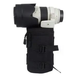 키밍 카메라 렌즈 파우치 케이스 가방 블랙 G120230보관 방진 수납치 방수 보호 보관백 커버 원형 보호치