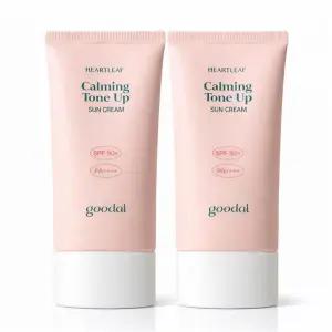 [웰빙창고] 구달 맑은 어성초 진정 수분 톤업 선크림 50ml 2개