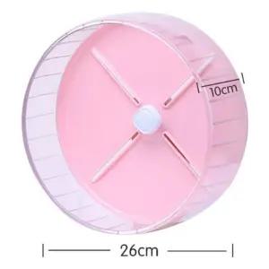 햄스터 쳇바퀴 운동기구 20CM 26CM 반려동물 장난감아크릴넛 훈련기 스탠드형 장식품 사육장 사료 먹이 용