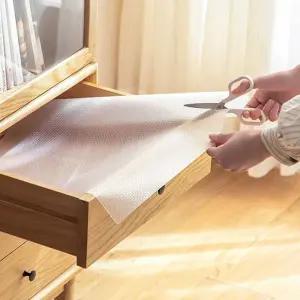 잘라쓰는 오염방지 매트 3p(50x150cm) 깔개 위생방수패드 씽크대 주방 대정리 수납장 찬장 싱크대 서랍 논