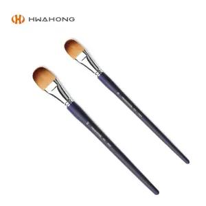 화홍 유화 아크릴 겸용붓 800F 낱자루 40호미술 브러시 학생 수업 전공 유평 평붓 방용품 유물감 유붓 유재