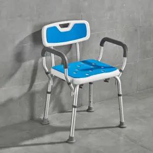 노인 환자용 목욕의자 장애인 욕실 체어 샤워복지용구 머리감겨주는 용품 용의자 실버 보조