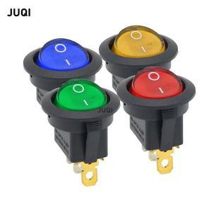 4Pcs 12V220V Led 스위치 16A 12V 전등 전원 자동차 버튼 조명 ONOFF 3pin 라운드 로커 KCD1