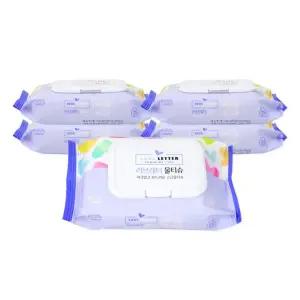 러브레터 물티슈(20매 캡형)-5개 아기물티슈 도톰한 두꺼운 엠보싱 휴대용물티슈