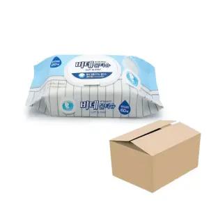변기에 버리는 비데물티슈 60매 캡형 10개