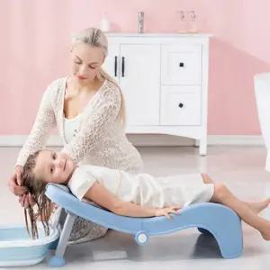 헬프그린 유아 아기 목욕의자 샴푸의자 아이 머리감기기 샴푸베개 샴푸체어