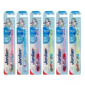 조르단 어린이칫솔 유아 아동칫솔 버디 1단계x6개