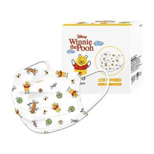 프로월드컵 소형 곰돌이푸 아동 키즈 일회용 마스크 (100매)