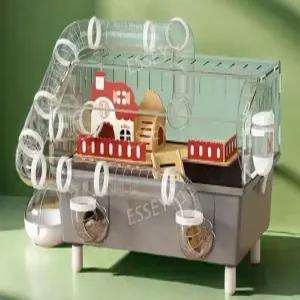 다람쥐 놀이터 고슴도치 사육장 케이지 집 하우스 투명 풀세트 아크릴 날다람쥐