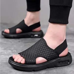 남성 CGW278D3 250280mm 우븐 샌들 뒷밴딩 남자 스트샌달 쿠션 구두 캐주얼 쪼리 실내 남성샌들