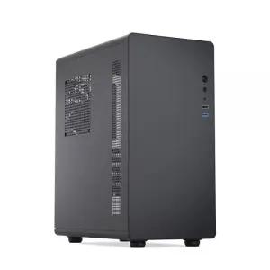 앱코 미니 컴퓨터 케이스 데스크 사무용 쿨링팬 발열관리 블랙