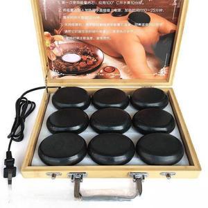 스톤 핫스톤 마사지 스파 경락 세트 돌 대형 8개