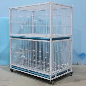 대형 고급 새장 사육장 케이지 철제 조류 앵무새장