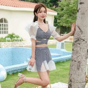 수영복 바다 프릴 속바지 스커트