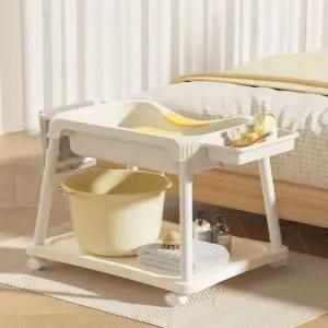 샴푸대야 목욕 보조 이동식 노인 머리감기 접이식 환자용