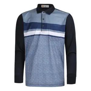 [파파브로] 남성 간절기 스트라이프 카라 티셔츠 NA-KAA-32