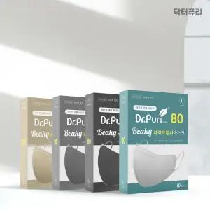 닥터퓨리 KF80 새부리형 마스크 비키 건강보호 10매입 MNA