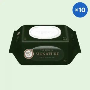 깨끗한나라 아기 물티슈 베이비 유아 디오리진 캡형 70매 10팩 MNA