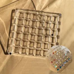 네일아트 마그네틱커버 아크릴 36칸 파츠 전시 보관함 아크릴파츠케이스