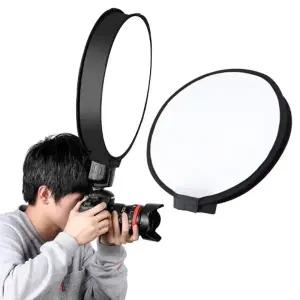 ( )접이식 플래시 소프트 박스 디퓨저 커버 우산형 라이트 확산 촬영 조명 액세서리