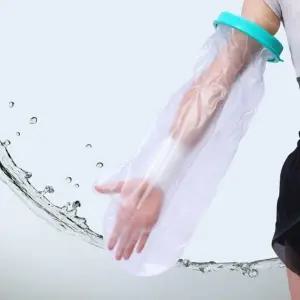 (옵션 긴팔)깁스 샤워 커버 통깁스 붕대 보호대 방수포 링거 긴팔