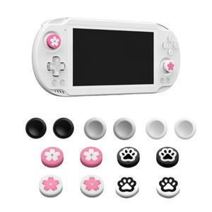 Odin 2 PortalOdin MiniOdin 용 4PCS 다채로운 빅 조이스틱 캡 미끄럼 방지 실리콘 게임 콘솔 로커 액세서