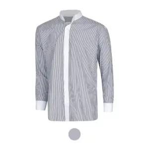 [파파브로] 남성 헨리넥 스트라이프 셔츠 제작 DE-SHAH-340-27